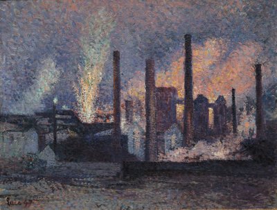 Study for Factories near Charleroi, 1897 by Maximilien Luce